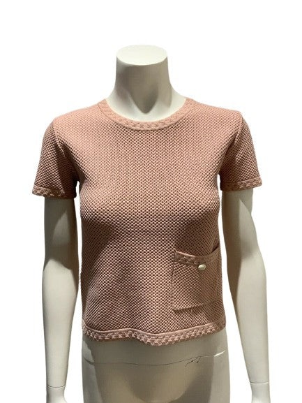 Runaway Knit Pink Top Size S small ladies