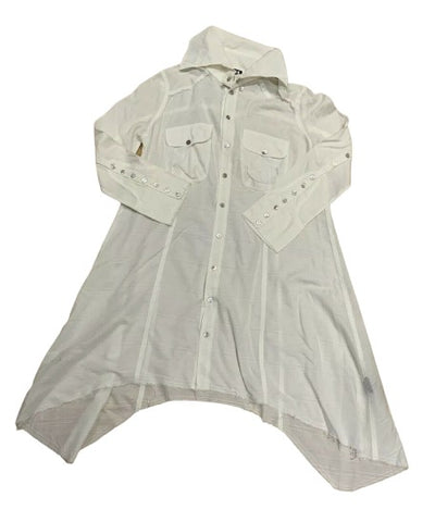 L.G.B. Japan Casual White Shirt Dress Size 3 L large ladies