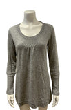 Lounge Lover Grey Cashmere and Synthetic Blend Oversized Jumper Sweater Size S ladies