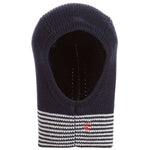 Petit Bateau Boy's navy blue milleraies balaclava knit hat Children