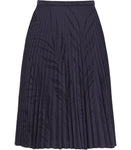 Reiss Women's Blue Navy Kent Pleated Skirt Size UK 8 US 4 ladies