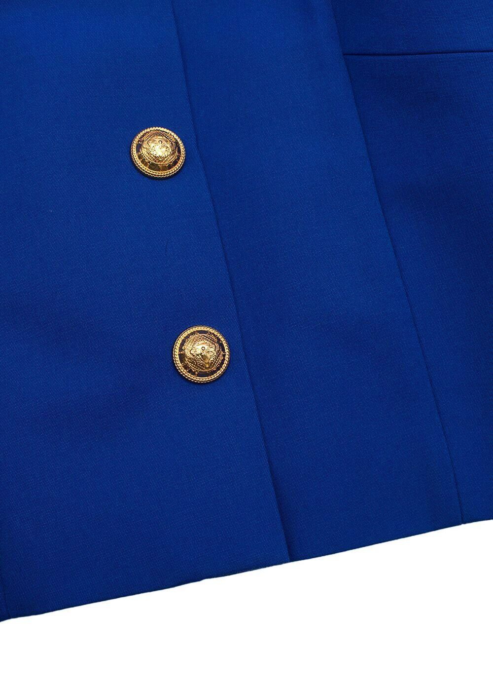 SOLD OUT Balmain Wool SINGLE BREASTED Mini BLAZER DRESS F 38 UK10 US 6 ladies