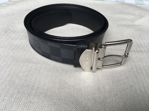 Louis Vuitton Louis Vuitton Damier Graphite Reversible Belt Size 85