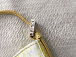 FENDI Snake Skin Mini Half Moon Baguette Bag Handbag Ladies