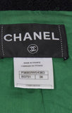 Chanel Most Wanted Tweed Green BlackEcru Gold and multicolor jacket F 38 Collector's Piece Ladies