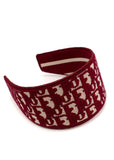 Dior Red D-Oblique cotton headband Sold Out ladies