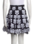 Azzedine Alaïa Alaia Floral Mini Skirt Runaway Collection Size F 40 UK 12 US 8 ladies
