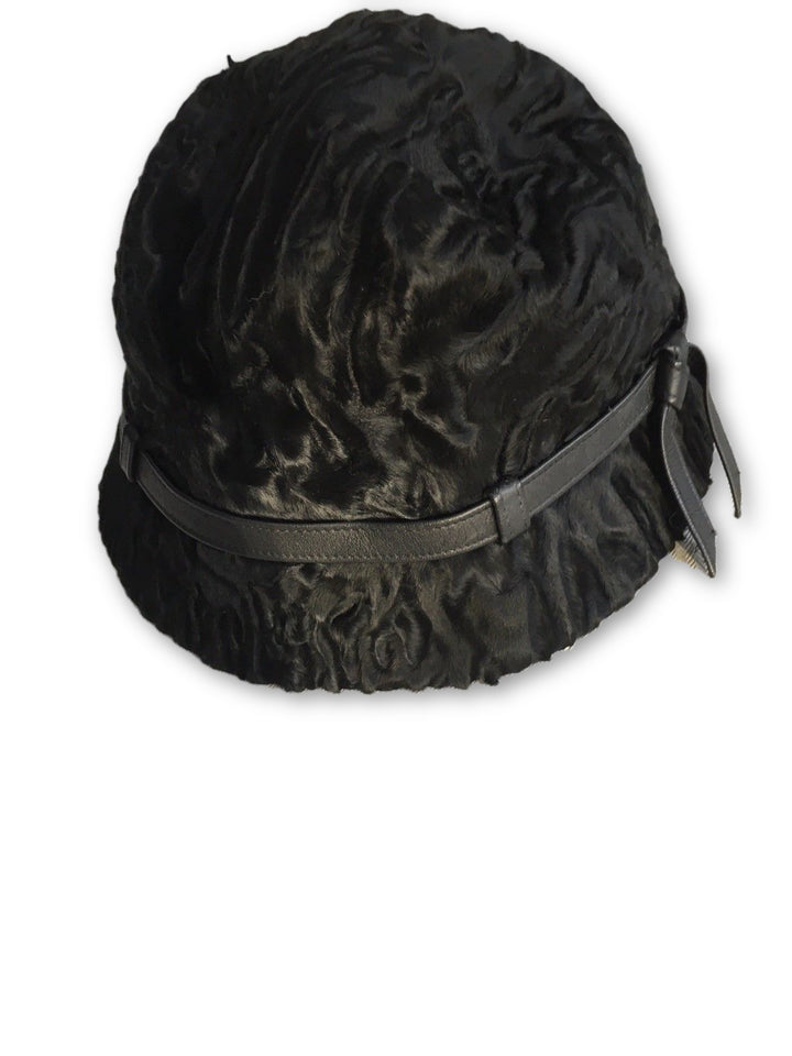 Birger Christensen lamb persian astrakhan fur bucket hat LADIES