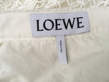 LOEWE 2017 Lace Embroidered High Waist A-Line Skirt With Asymmetric Hem 38 UK 10 Ladies