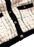 Gucci 2022 Oversize tweed bomber jacket coat jacket Size I 36 as worn by J LO ladies