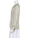 MONSE pin striped silk top blouse Size US 6 UK 10 ladies
