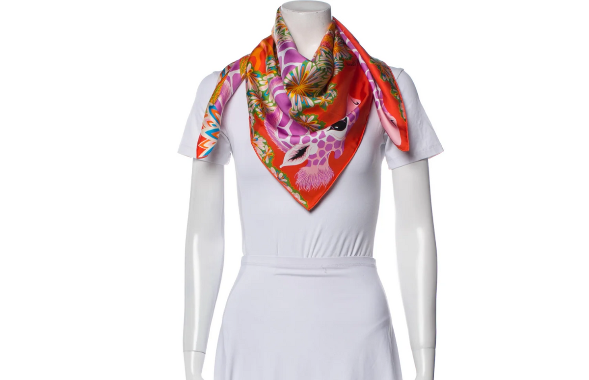 Hermès Hermes Paris Silk The Three Graces Newest Collection Scarf 90 cm ladies