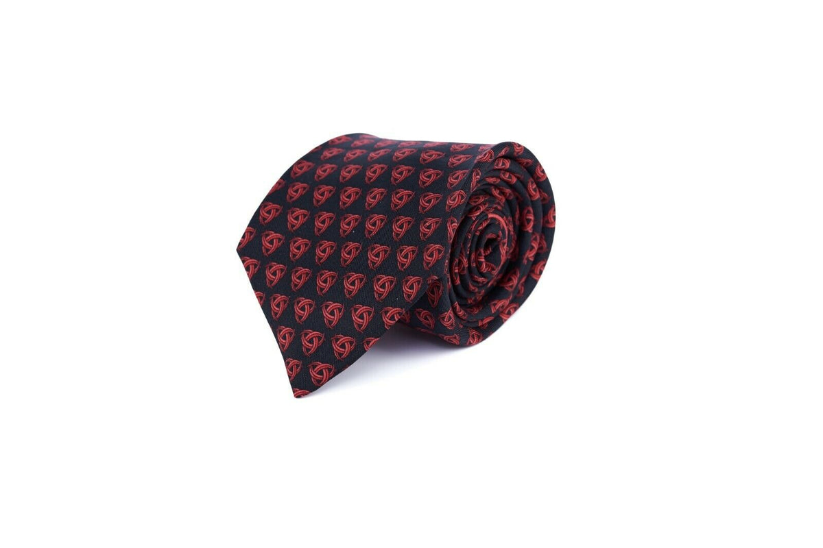 Hermès HERMES Paris Made in France Knot Pattern 7350 PA Silk Tie men