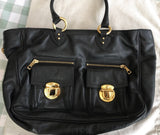 MARC JACOBS Leather Lisa Hobo Black Bag Handbag Ladies
