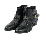 HUSH Amelia Studded Leather Boots SIZE 40 UK 7 US 10 ladies