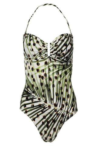 Lenny Niemeyer cheetah printed one-piece swimsuit swimwear Size XS ladies