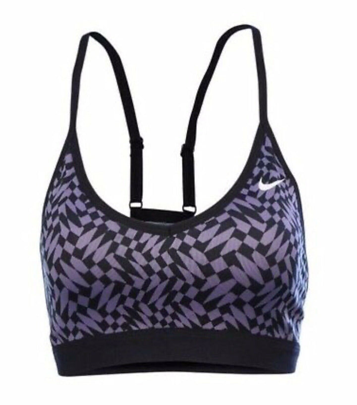 Nike Women's Pro Indy Checker Sports Bra Size M medium ladies