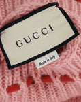 GUCCI Women's Hooded Pompom-embellished Wool Mini Dress In Pink Size XS ladies