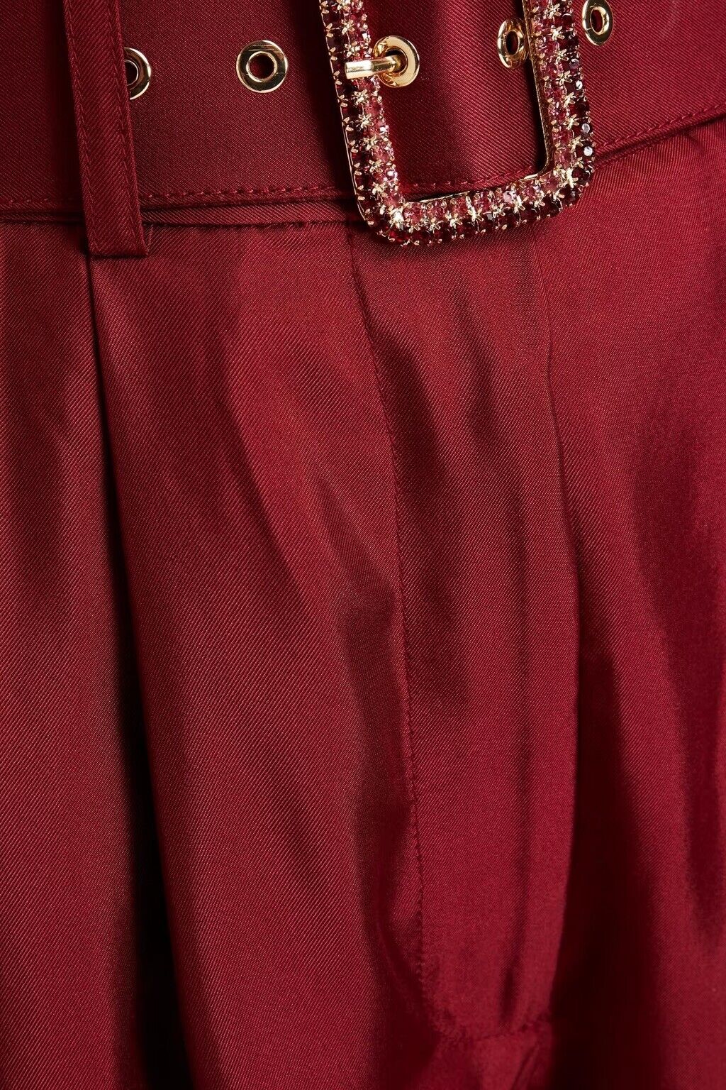 Zimmermann CONCER Plum In Silk Wide Leg Pants Trousers Size 2 M ladies