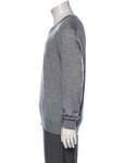 J.Crew Grey Slim Fit V neck Jumper Pullover Merino Wool Sweater Size L large men
