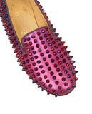 CHRISTIAN LOUBOUTIN Dandelion Spikes Flats Slip-On Sneakers Shoes Size 35.5 ladies