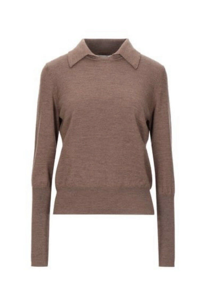Diane von Furstenberg 2019 Merino Wool Polo Jumper Sweater Size XS ladies