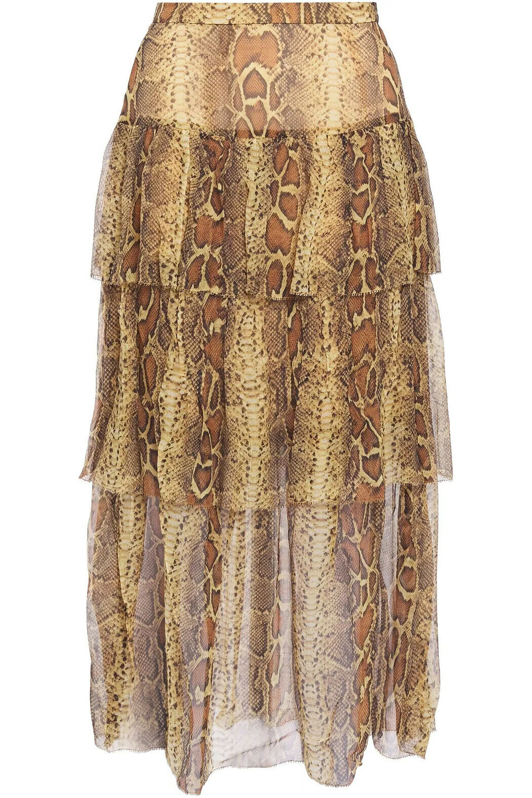 ZIMMERMANN MOST WANTED Ninety-Six Snake Print Skirt SIZE 0 XS ladies
