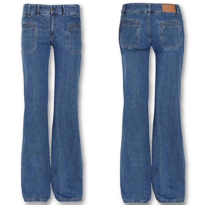 Chloé Chloe COLLECTOR’S Kate Moss Wide Leg Jeans Denim Ladies