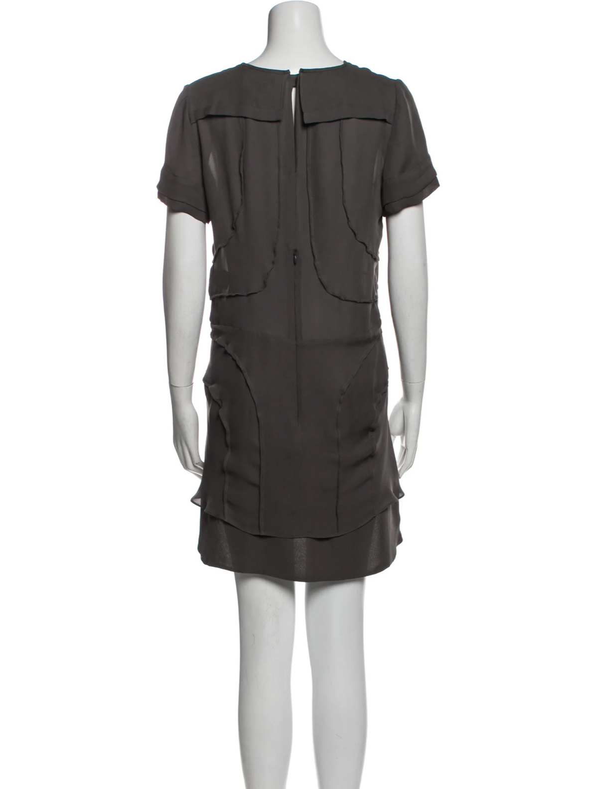 ISABEL MARANT Silk Mini Cut Out Dress Size 38 US 6 UK 10 ladies