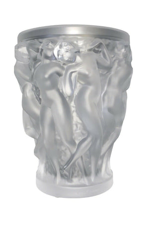 LALIQUE BACCHANTES - CRYSTAL FLOWER VASE 2.88 KG