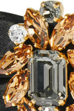 Dolce & Gabbana Satin, gold-tone and Swarovski crystal bow brooch Ladies