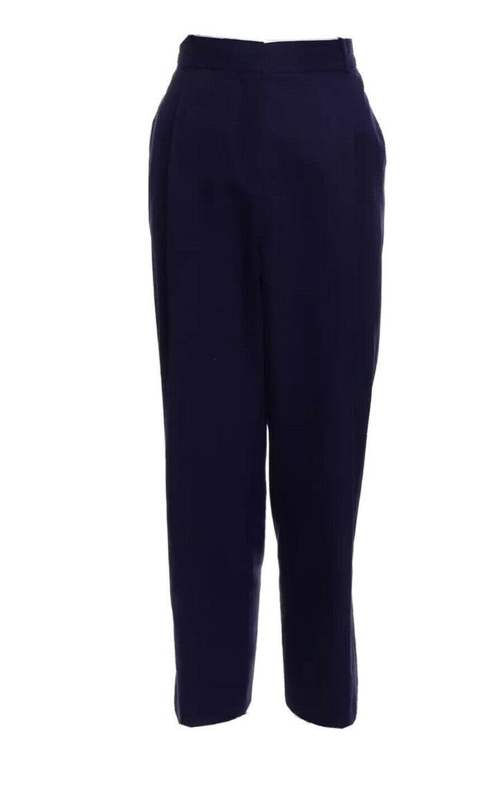 Chloé Chloe Black Navy Iconic Pants Trousers Size F 40 US 8 UK 12 ladies