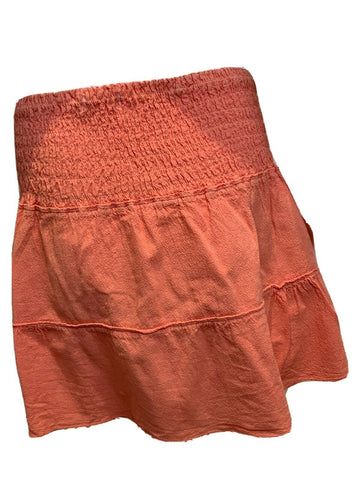 Charlotte Solnicki Orange Mini SKIRT Size S small ladies