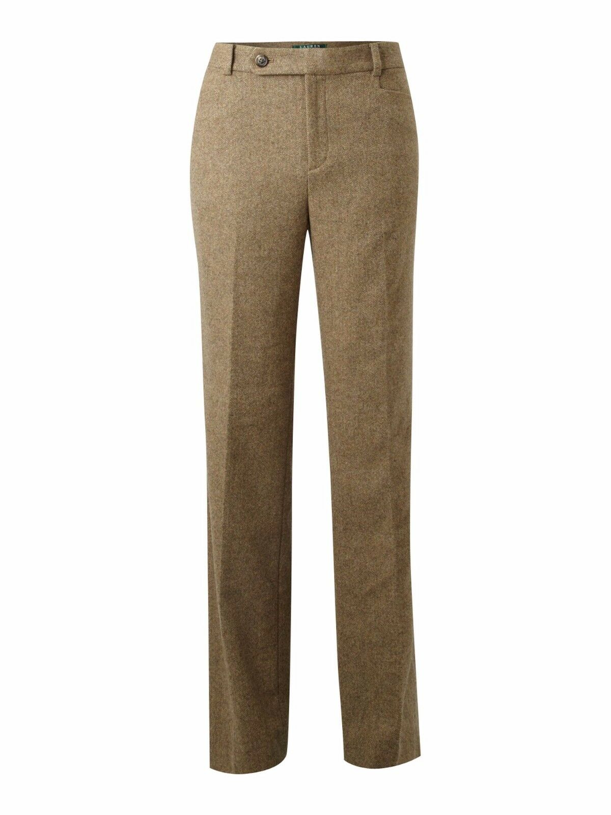 Ralph Lauren Lauren Adelle Brown Wool Pants Trousers Size US 8 UK 12 L LARGE ladies