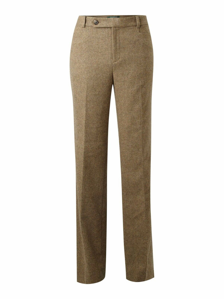 Mango Rose Straight Wool Blend Suit Trousers in Natural  Lyst UK
