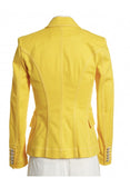 £2,940 SOLD OUT Balmain double breasted yellow blazer jacket F 36 UK 8 ladies