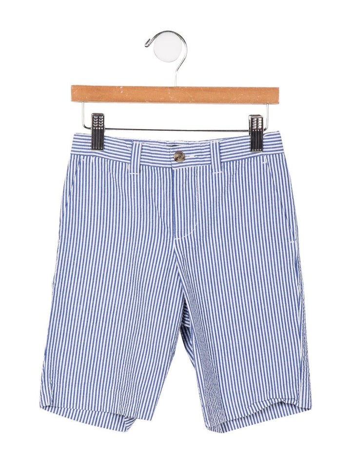 RALPH LAUREN POLO KIDS BOYS' FOUR-POCKET PINSTRIPE SHORTS 5 YEARS OLD Children