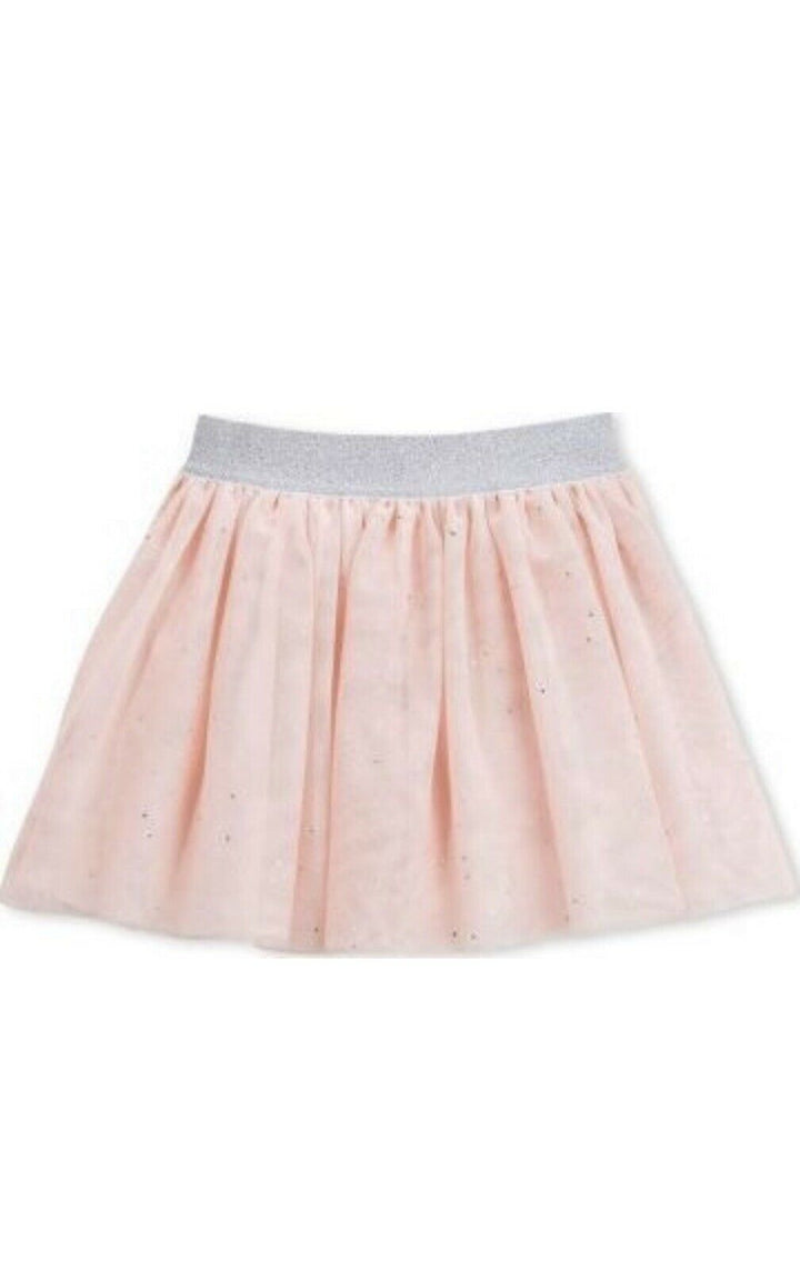 Petit Bateau Tutu Skirt With Stars In Pale Pink Children