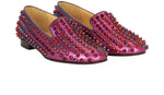 CHRISTIAN LOUBOUTIN Dandelion Spikes Flats Slip-On Sneakers Shoes Size 35.5 ladies