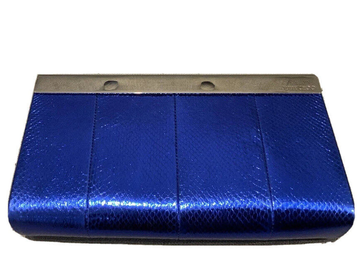 JIMMY CHOO Cayla Snakeskin Embossed Clutch Bag ladies