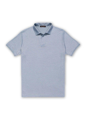 LORO PIANA Cotton-Piqué Polo Shirt Top T-shirt Size M MEDIUM MEN