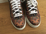 GIVENCHY Printed silk-twill high-top 2017 sneakers Trainers Shoes Ladies