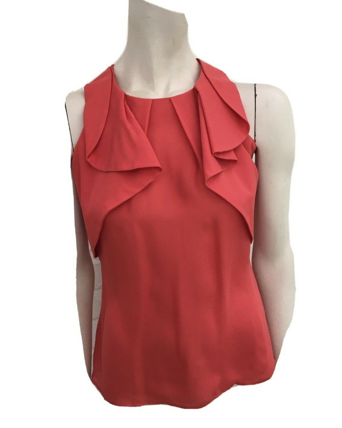 ETRO ravishing Ruffled silk blouse top Size I 40 UK 8 US 4 ladies
