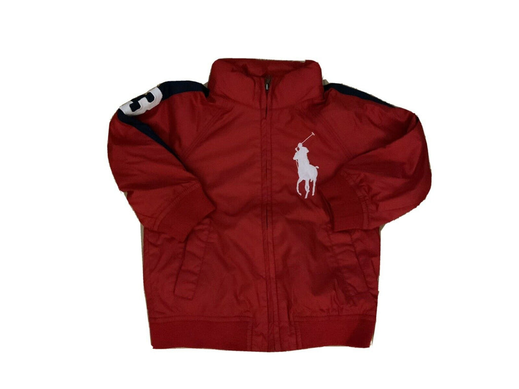 Ralph Lauren Boys Big Pony Red Jacket Size 18 month children Afashionistastore