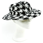 CHANEL SO STYLISH Tweed Houndstooth Hat Size S small ladies