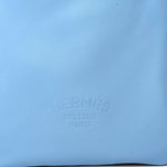 Hermès Hermes Paris 2019 Bridado Leather Backpack Blue Bag ladies