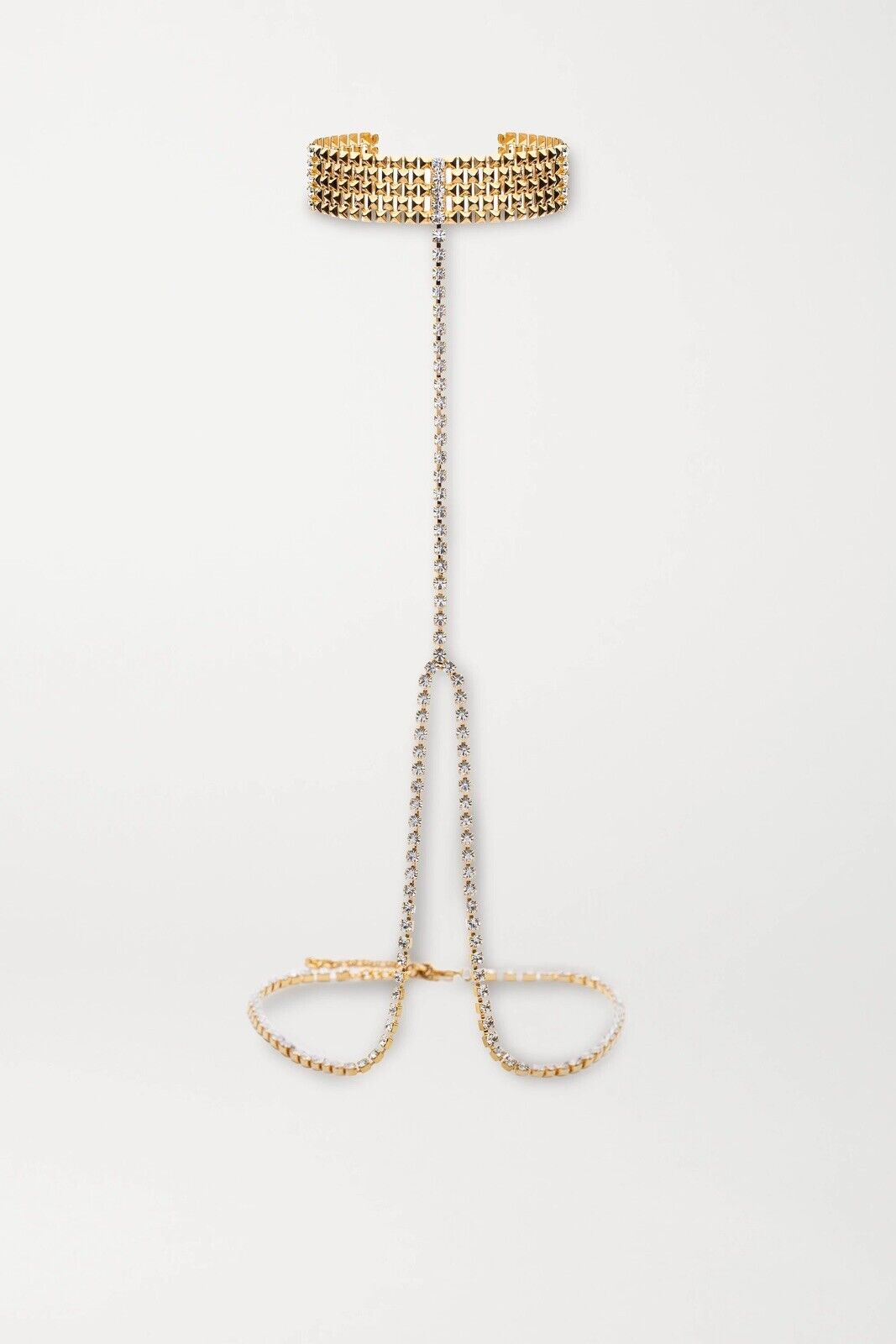 ALESSANDRA RICH Crystal-Embellished Body Chain ladies
