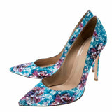 Gianvito Rossi X Mary Katrantzou $800 pumps heels shoes 39 1/2 US 9.5 UK 6.5 ladies