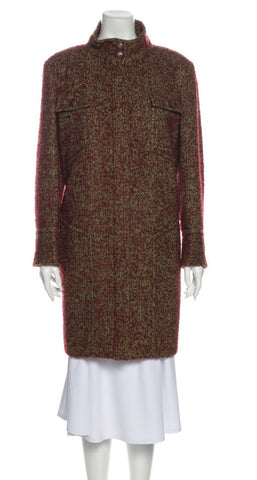 CHANEL 2014 Wool & Mohair Runaway Coat Size F 50 US 18 UK 20 XXL ladies