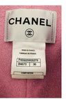 CHANEL ICONIC PURPLE TWEED KNEE LENGTH COAT JACKET $9.8K F 36 UK 8 US 4 S LADIES